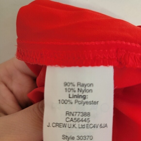Madewell Broadway & Broome Red Floral Lace 3/4 Sleeve Cocktail Dress Size 0 - Picture 16 of 17